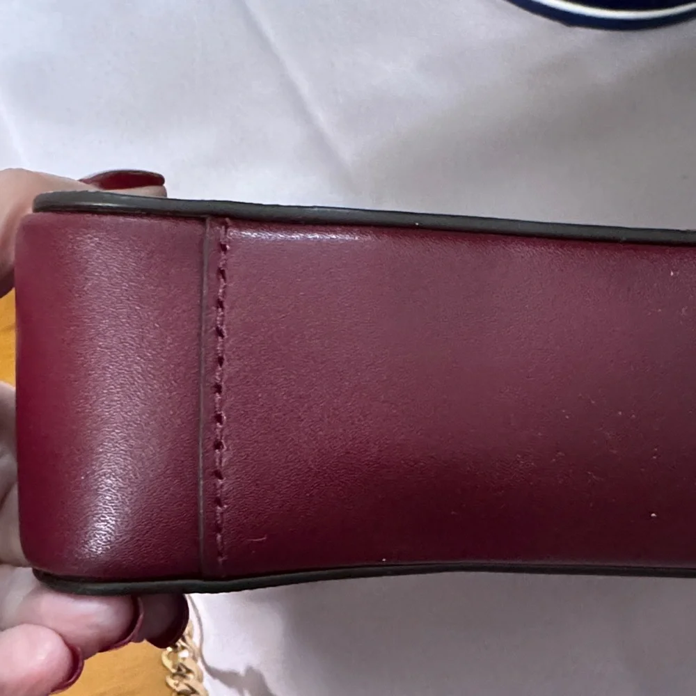 Michael Kors Patchwork Burgundy Crossbody Bag - Picture 4 of 13